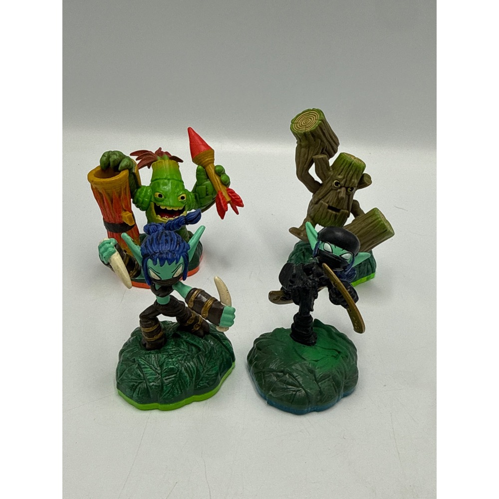 Skylanders Life Element Figure Lot Stealth Elf Ninja Stump Smash Zook Activision